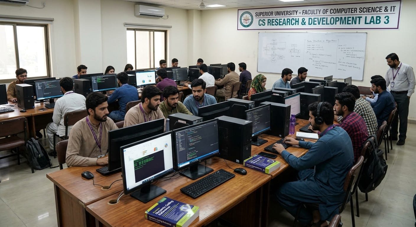 Students working on laptops
